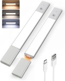 Cumpara ieftin Set 2 Lampa Led Bucatarie, Prindere Magnetica, Senzor De Miscare, Baterie Detasabila, 38 Cm. - CN