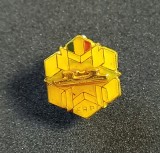 Insigna sport - FEDERATIA de PATINAJ din ROMANIA (varianta 3)