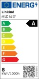 Cumpara ieftin Bec LED Linkind E27 super stralucitor de 13,5 W, 1521 lm, inlocuieste becul de 100 wati, alb cald 2700 K, unghi de fascicul de 220&deg;, nedimabil, pachet