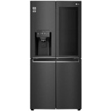 Frigider Side by side LG GMX844MC6F, 508 l, No frost, tehnologie DoorCooling+, InstaView, clasa energetica F, Negru