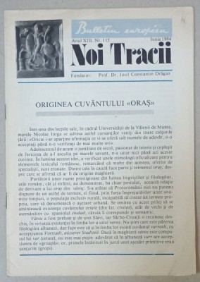 NOI TRACII , REVISTA FONDATA DE JOSIF CONSTANTIN DRAGAN , NR.115, 1984 foto