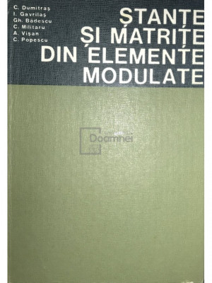 C. Dumitraș - Ștanțe și matrițe din elemente modulate (editia 1980) foto