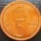 Moneda aniversara 5 MARCI - RD GERMANA (DDR), anul 1969 *cod 625 - EROARE