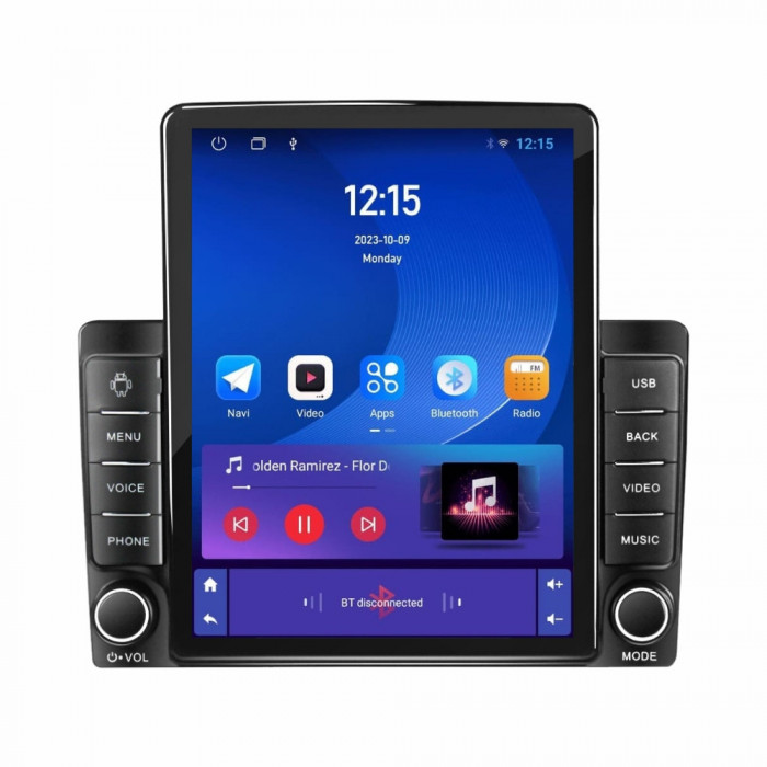 Navigatie dedicata cu Android Fiat 500 2015 - 2020, 1GB RAM, Radio GPS Dual