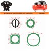 Set Garnituri Cap Compresor Aer 2 Cilindri 51mm CH094 Mode.17(A) - Compatibil &amp; Performant