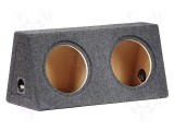 Carcasă difuzor BASSER MDF melanj negru 250mm &Oslash;orif: 232mm
