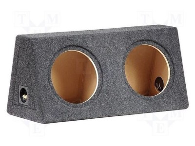 Carcasă difuzor BASSER MDF melanj negru 250mm &amp;Oslash;orif: 232mm foto