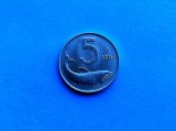 5 Lire 1992 Italia-Calitate-mai Rar