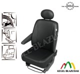 Husa auto scaun sofer microbuz imitatie piele pentru Citroen Jumper Fiat Ducato Iveco Daily Mercedes Sprinter Opel Movano Peugeot Boxer Renault Maste, Kegel