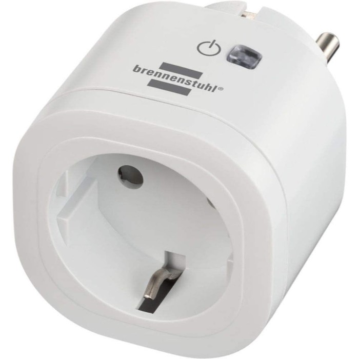 Priza inteligenta Brennenstuhl Connect WA 3000 XS01, Wireless, IP20, compatibil Alexa/Google Assistant