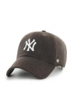 47 brand șapcă MLB New York Yankees culoarea maro, B-TCDCU17IWS-BW