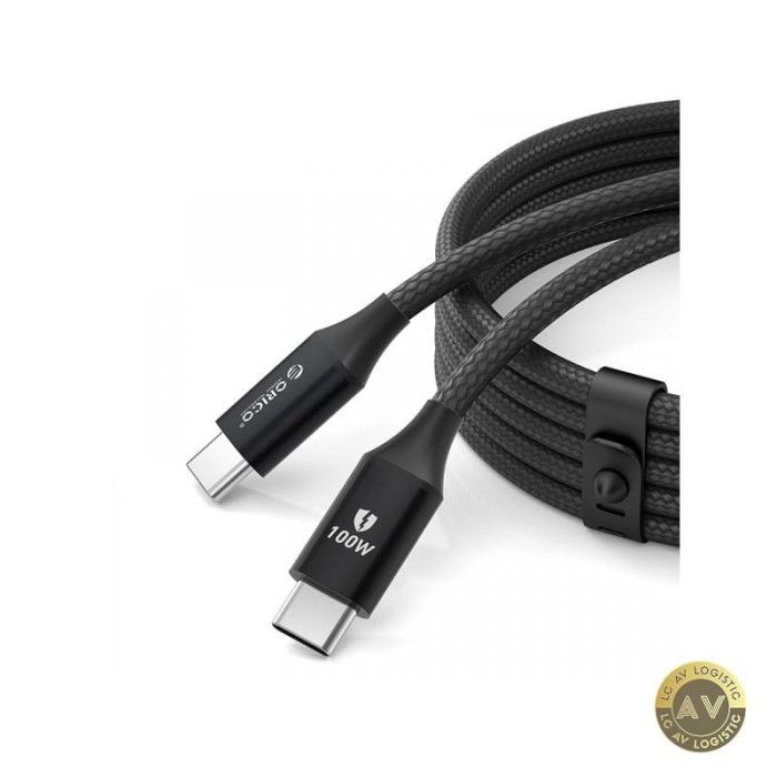 Cablu Date si Incarcare USB-C - USB-C Orico CDX 100W 1m Negru