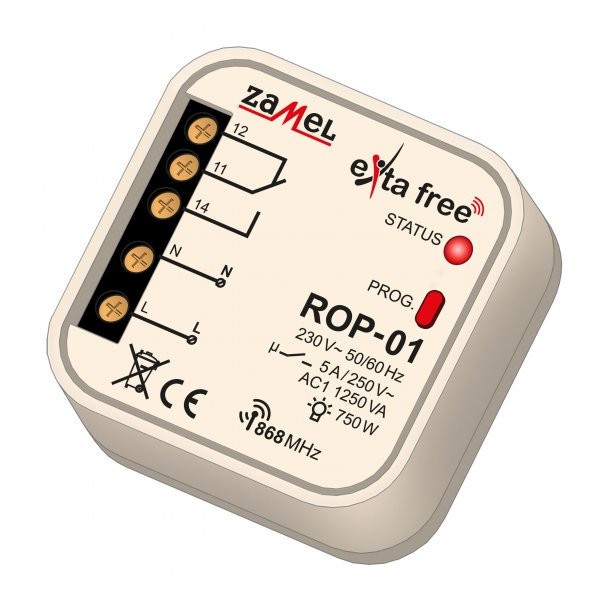 Receptor EXTA FREE 230V IP20 &icirc;n Cutie Metalică
