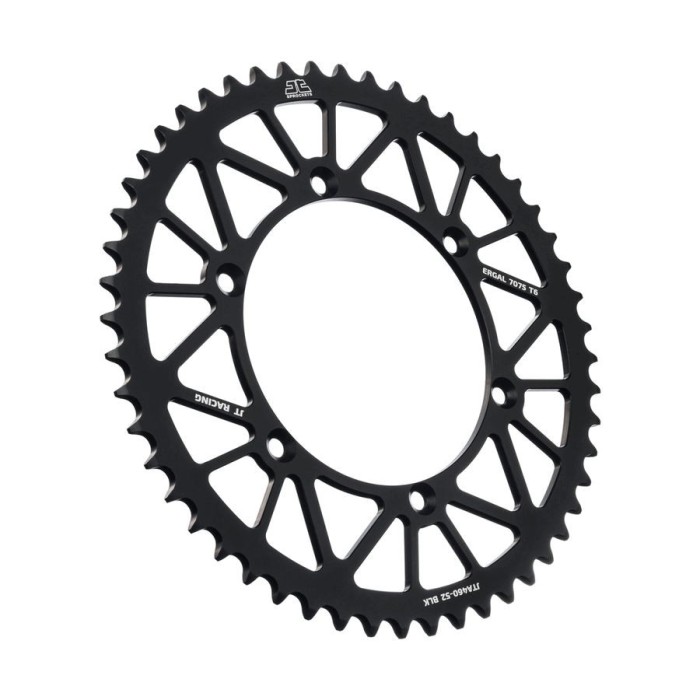 MBS Pinion spate Aluminiu JT Kawasaki 520 Z52, negru, Cod Produs: JTA46052BLK