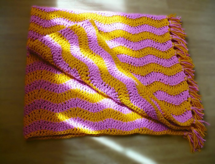 Vand patura bebe crosetata manual 85 x 75 cm