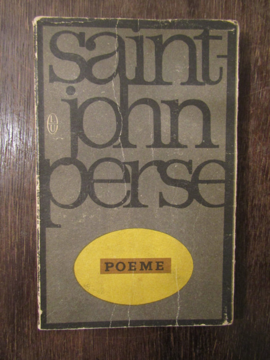 SAINT JOHN PERSE -POEME