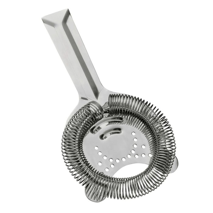 Barsieb &amp; Cocktailsieb - Hawthorne Strainer PROFI, mit 2 Ohren - F&uuml;r perfekte Cocktails &amp; Drinks