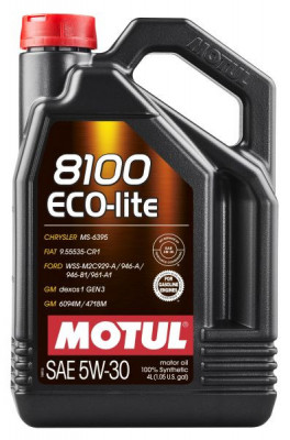 Ulei de motor 8100 (4L) 5W30; API ILSAC GF-6A;SP;Chrysler MS-6395;Fiat 9.55535 CR1;Ford M2C929 A;Ford M2C946 A;Ford M2C946 B1;GM 4718m;GM 6094M;GM DEX foto