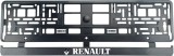 Cumpara ieftin Set 2 bucati, suport numar inmatriculare Carbon, Renault., Autohelix MSA