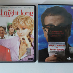 Lot 2 filme DVD: All night long + Viata si moartea lui Peter Sellers