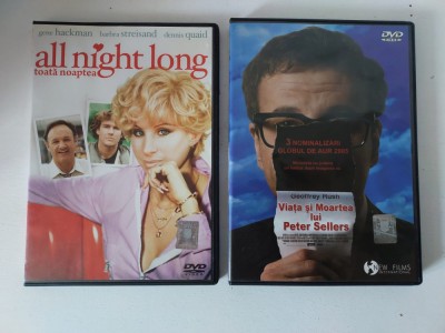 Lot 2 filme DVD: All night long + Viata si moartea lui Peter Sellers foto