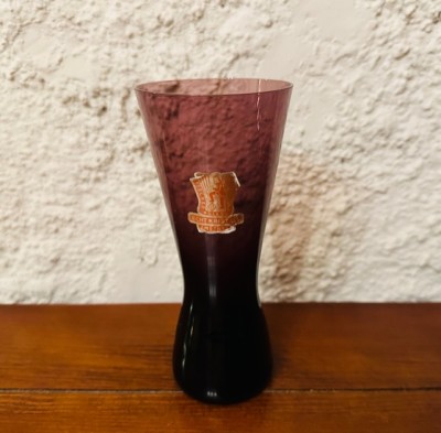 VAZA DIN CRISTAL - MARCAJ ECHT KRISTALL AMETHYST- FISCHER GLAS H15CM foto