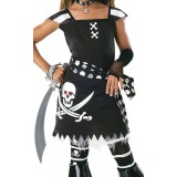 Costum pirat pentru fete SCAR-LET 3-4 ani 110 cm