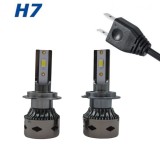 Set 2 becuri auto D8, H7, 200W, 30000 lumeni, canbus