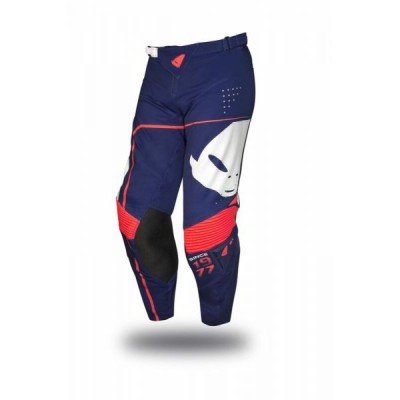 MBS Pantaloni motocross/enduro Ufo Plast Slim Sharp, albastru/alb/rosu, 52, US=34, Cod Produs: PI04444C52 foto
