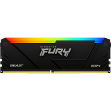 Memorie FURY Beast RGB 8GB DDR4 3600MHz CL17, Kingston