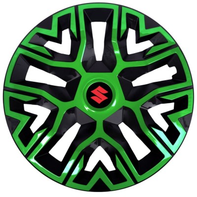 Set 4 Capace Roti 15 inchi (R15), Best Verde-Negru, Compatibile Cu Suzuki foto