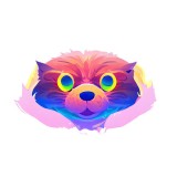 Cumpara ieftin Sticker decorativ, Vidra, Multicolor, 90 cm, 8734ST, Oem