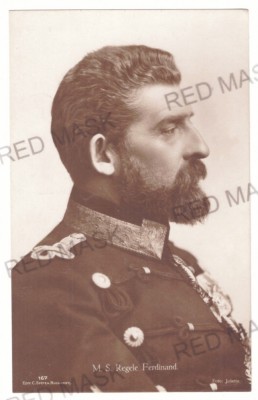 1692 - Regele FERDINAND, Regale, Romania - old postcard - unused foto