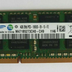 Memorii Laptop Samsung 4GB DDR3 PC3-10600S 1333Mhz 1.5V M471B5273CH0