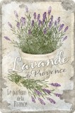 Placa metalica - Lavande de Provence - 20x30 cm