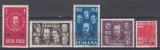 ROMANIA 1952 LP 299 CENTENARUL REVOLUTIEI DE LA 1848 SUPRATIPAR SERIE STARE MNH