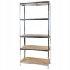 Raft depozitare, metalic, 5 polite, 175 kg, 90x40x180 cm, Malatec, Isotrade