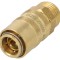 Conector rapid alamă cu supapă 15bar
