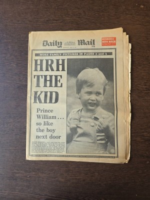 HRH The Kid - Daily Mail 13.06.1984 foto