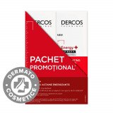 Pachet promotional Sampon energizant impotriva caderii parului cu aminexil Energy+, 2 x 200ml, Dercos, Vichy