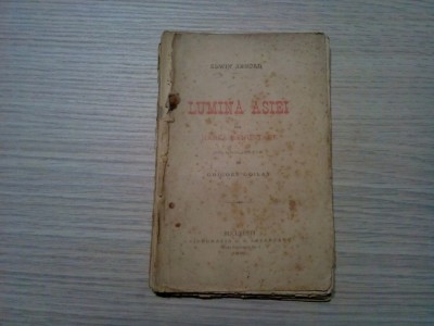 LUMINA ASIEI sau Marea Renuntare - EDWIN Arnold - editia I, 1895, 167 p. foto