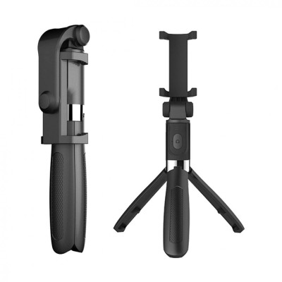 Selfie Stick cu Trepied si telecomanda L01, pentru iOS Android WIreless foto