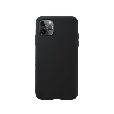 Husa TPU OEM Pure Silicone MP pentru Apple iPhone 11 Pro Max, Neagra foto
