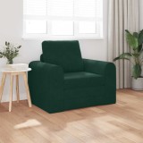 vidaXL Pat canapea Verde &icirc;nchis 98 x 71 x 83 cm Catifea 4106668