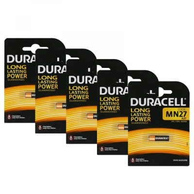 Baterii MN27 / A27 - 5 buc / set - Duracell foto
