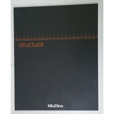 STRUCTURAL , CATALOG AL FIRMEI ITALIENE ' MioDino ' de ARHITECTURA , DESIGN , MOBILIER PENTRU BIROURI , TEXT IN ITALIANA SI ENGLEZA , 2006
