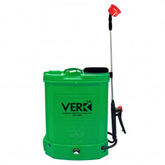 Pompa de stropit Verk, 14 L, furtun 120 cm, 0.4 mPa, acumulator 8 Ah, 12 V, 1A, Verde foto