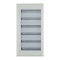 Tablou metalic ST 198 module (6x33) usa sticla IP30 Eaton gri BF-UT-6 198-G-C