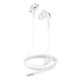 Handsfree Casti In-Ear HOCO M1 Pro, Cu microfon, 3.5 mm, Alb