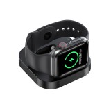 Incarcator Wireless pentru Smart iWatch, Flippy, Compatibil cu Apple iWatch 1/9, Magnetic Charger, Interfata TYPE-C, 3W, 7.5 x 7.5 x 1.2 cm, Pliabil,